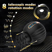 Load image into Gallery viewer, Men's Full-automatic Telescopic Rotary Two End Voice Aircraft Cup Masturbation