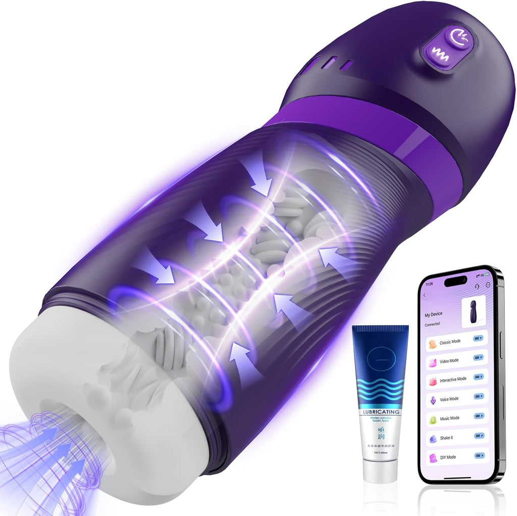 An ultra-realistic vaginal masturbator featuring 9 vibration and suction modes, delivering a 3D tactile sensation.