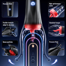 Load image into Gallery viewer, Masturbator Pocket Pussy Upgrade Size 10 Tongue Modes Sex Toy for Men Couples for Penis Clitoral Breast Stimulation,  with 3D Particles Sex Toys