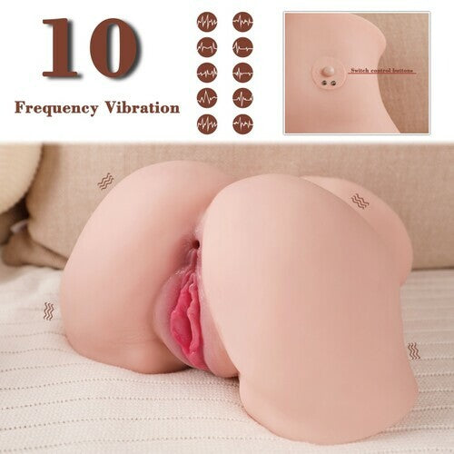 Nova – Electric 2-in-1 Sex Doll 7 Vibrations 100% Waterproof Realistic Butt