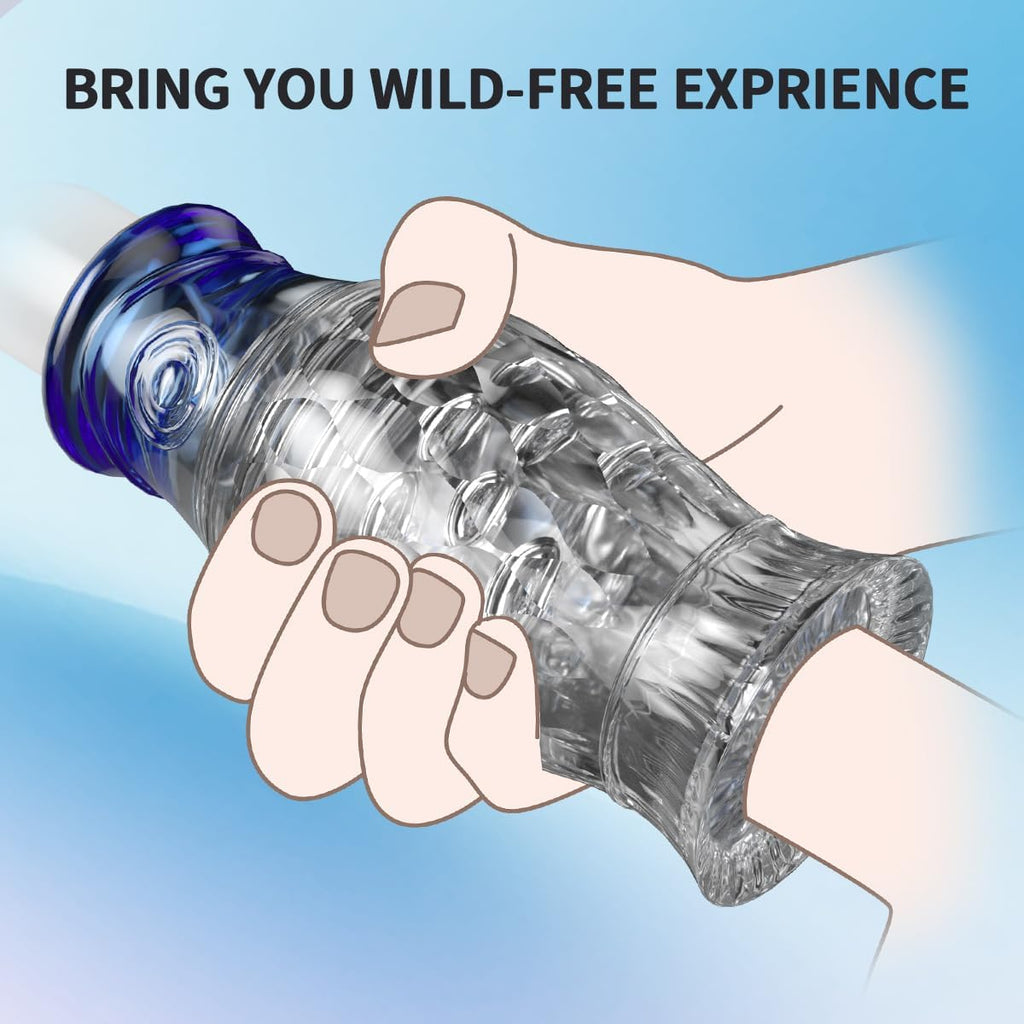 with 3D vagina, clitoris and penis, training device, erotic, sex toys for men