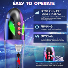 Load image into Gallery viewer, Penis Pump Sex Toy for Men - Penis Pump for Penis Enlargement with 4 Suction Modes &amp; 4 Pressure Modes