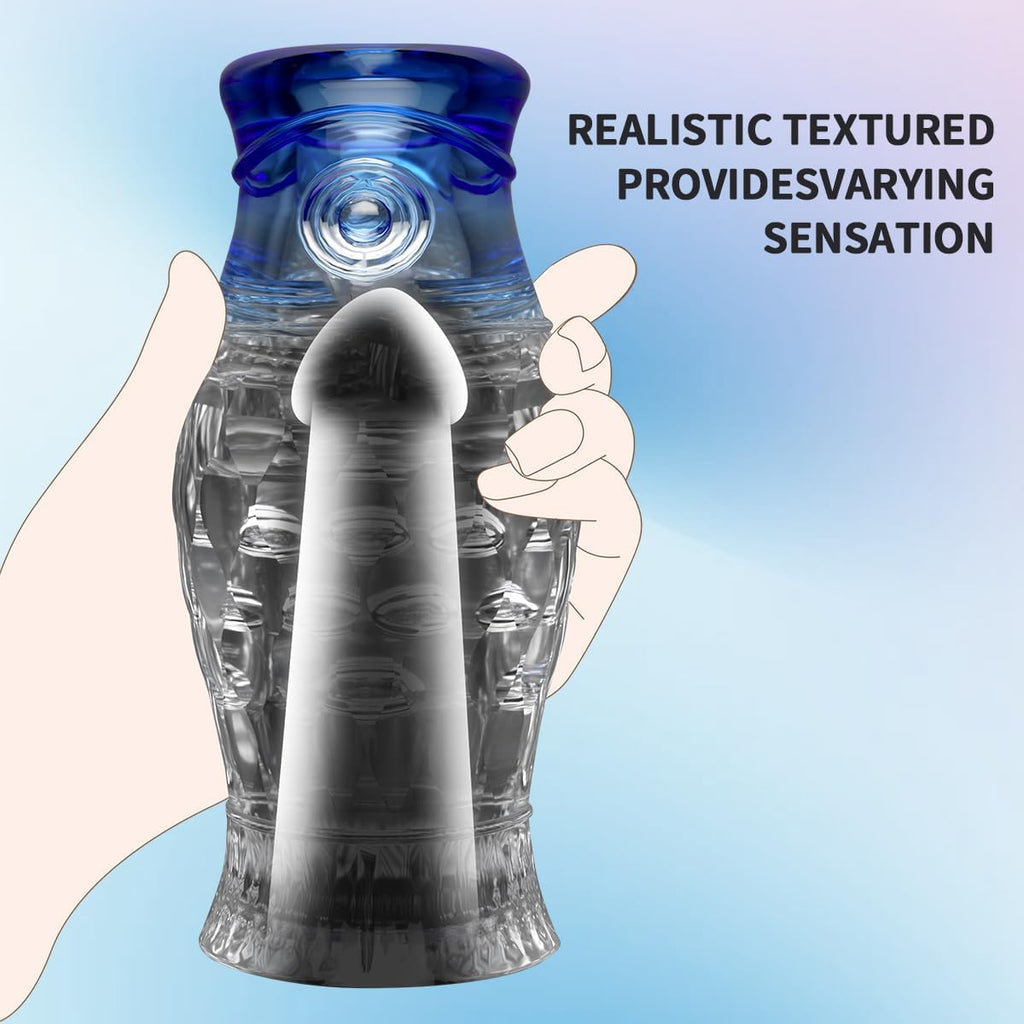 with 3D vagina, clitoris and penis, training device, erotic, sex toys for men
