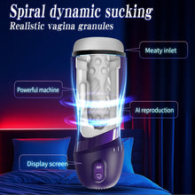 Load image into Gallery viewer, An ultra-realistic vaginal masturbator featuring 9 vibration and suction modes, delivering a 3D tactile sensation.