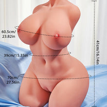 Load image into Gallery viewer, Irene- Heavy Realistic Torso Sex Doll 22 lbs TPE Male Masturbator Curvy Body with Skeleton