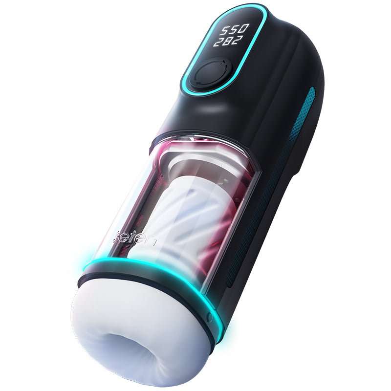 Fully Automatic Male Masturbator & Penis Enlargement Pump: 6 Modes, Featuring Thrusting, Suction, and Heating Functions