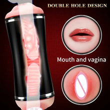 Load image into Gallery viewer, Double Head Automatic Vibration Voice Interaction Hands-free Aircraft Cup