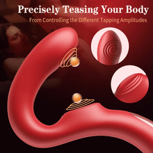 Load image into Gallery viewer, U-Design Double Stimulation For Clit &amp; G-spot Vibrator With Tapping Mode