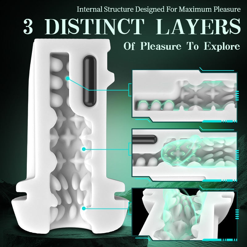 SolaceX Intense Suction & Vibration Pleasure Male Masturbator