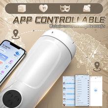 Load image into Gallery viewer, Baymax 10 Suction Vibrations One-button Activation APP-controlled Multi-point Massage Male Masturbator