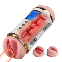 Load image into Gallery viewer, Throb - Dual-End Vibrating Stamina Trainer Edging Delay &amp; Endurance Builder Male Masturbator