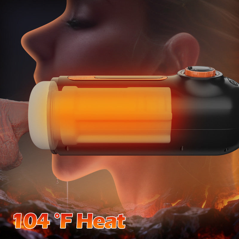 Alien - 6-in-1 Thrusting & Vibrating Blow Job Masturbator Cup with 4 Suction Modes