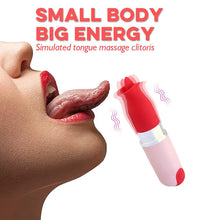 Load image into Gallery viewer, Tongue Lipstick Vibrating Stick Charging Women's Masturbation Device Carrying G-point Stick