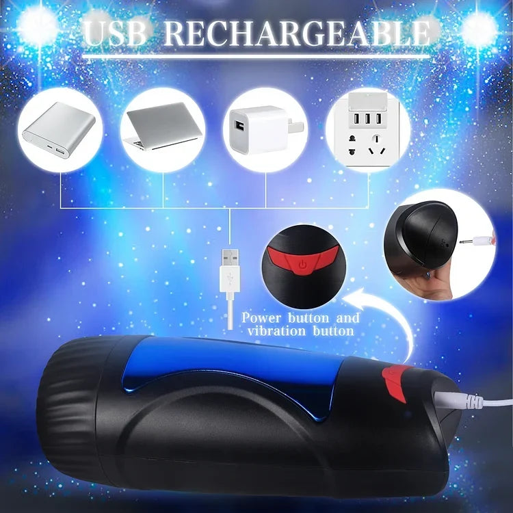 Renee Vibration Aircraft Cup Men's Deep Throat Masturbation Penis Automatic Trainer Adult Sex Products Manufacturer