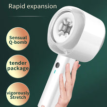 Load image into Gallery viewer, Hair Dryer Men's Vibration Exercise Aircraft Cup Silicone Masturbator Glans Penis Trainer