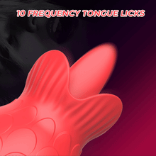 Load image into Gallery viewer, Koi 2-in-1 Tongue Licking And Sucking Rosetoy