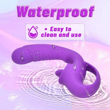 Load image into Gallery viewer, 8 Frequency Tongue Licking Vibration FemaleMassage Masturbator