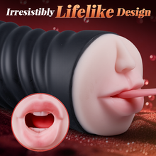 Load image into Gallery viewer, Beta Blowjob Double Hardness Sucking Vibrating Masturbator Male Stroker