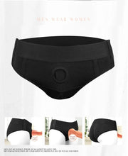 Load image into Gallery viewer, Women's Wearing Pants Imitated And Fake Sunshine Pants Vibrating Hollow Labrador Fun Appliance 300/box