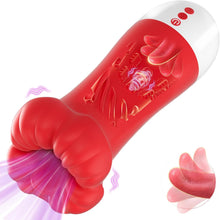 Load image into Gallery viewer, 10x Sucking &amp; Licking Vibrating Male Stroker