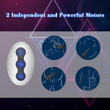 Load image into Gallery viewer, Wriggling Rotating Vibrating Prostate Massager Anal Butt Plug