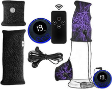 Load image into Gallery viewer, Electro Shock Adjustable Dual Penis Ring Testicle Ring Set
