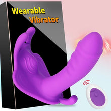 Load image into Gallery viewer, Women's Sex Toy App Wearing Butterfly Remote Control Masturbation Vibrator Egg Hopping Massager Wearing Penis