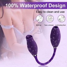 Load image into Gallery viewer, New Women's Sucking Vibrating Egg Hopping Rose Clitoris Masturbation Vibrator