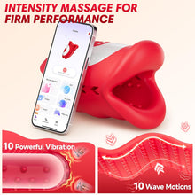 Load image into Gallery viewer, New 4 in 1 Waving Blowjog Trainer Wave Tongue Motion Penis Vibrator