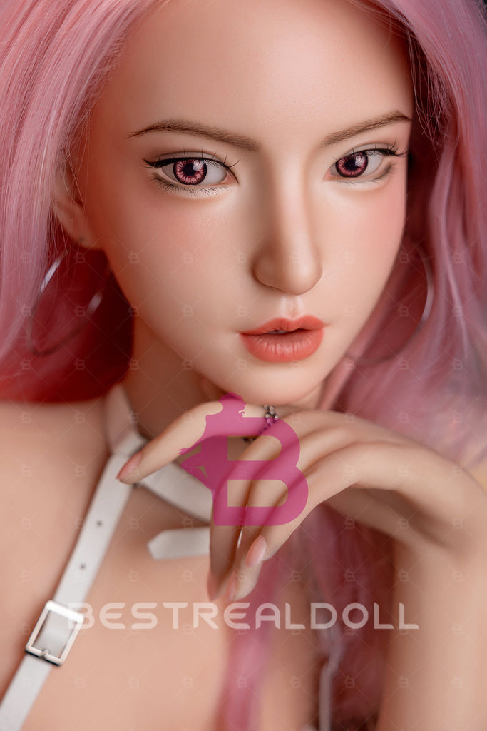 US Stock - YAMIEE Rylee 163cm Unique Design Silicone ROS Head Sex Doll TPE Body Movable Jaw Adult Oral Sex Love Doll
