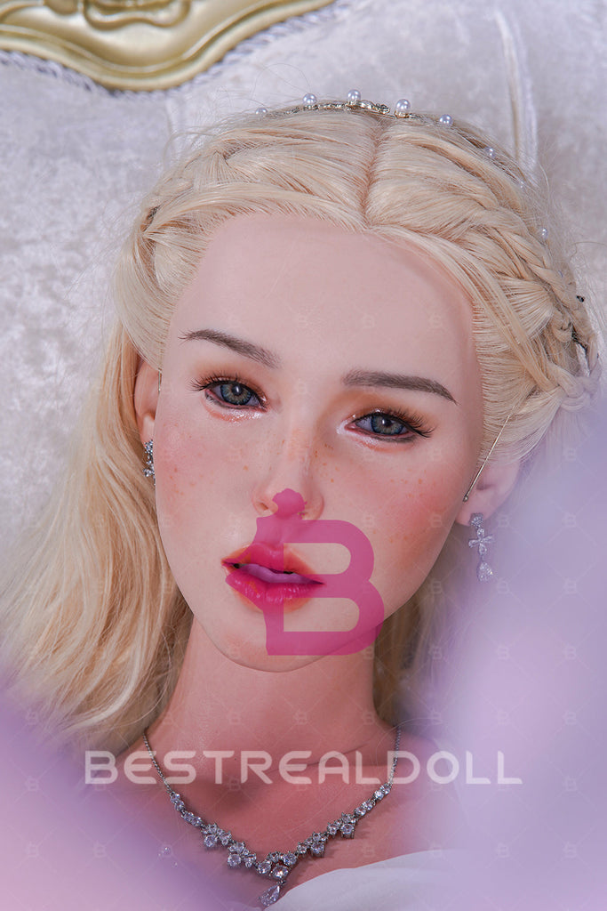 US Stock - YAMIEE Suki Plus 158cm SNK20 Unique Design Silicone ROS Head Sex Doll TPE Body Movable Jaw Adult Love Doll