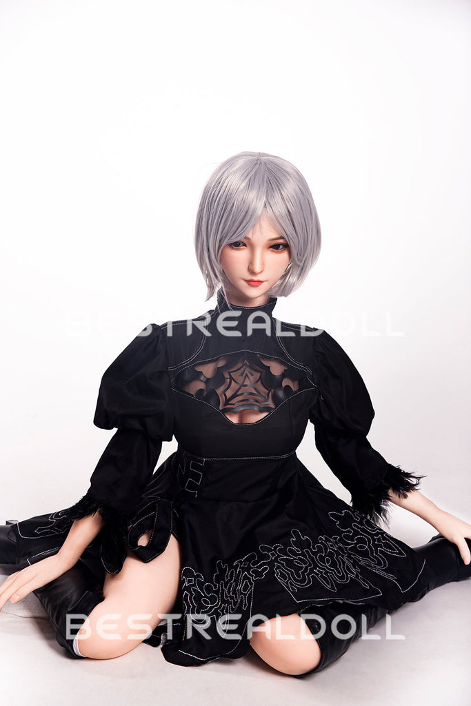 US Stock - RIDMII 163cm Unique Design Momo Plus Cosplay App-Controlled Sex Doll Silicone Head TPE Body Love Doll