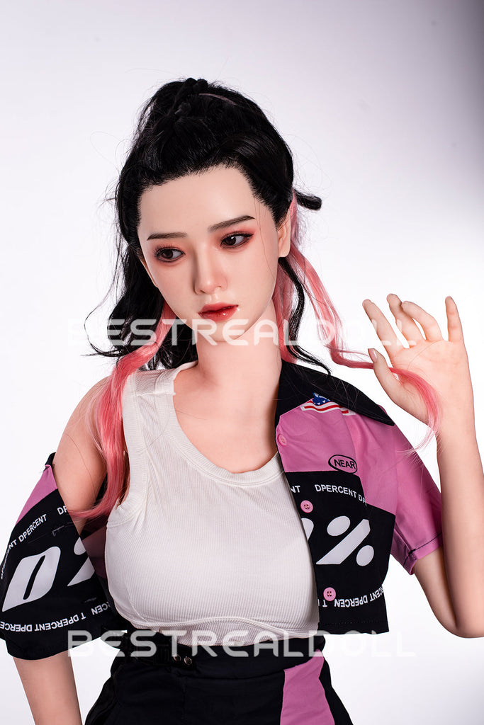US Stock - RIDMII 163cm Unique Design Muncey Plus Silicone Head Sex Doll TPE Body Medium Boobs Love Doll