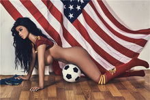 Load image into Gallery viewer, US Stock - Irontechdoll Jane 163cm #56 Head Realistic BBW TPE Sex Doll Football Girl