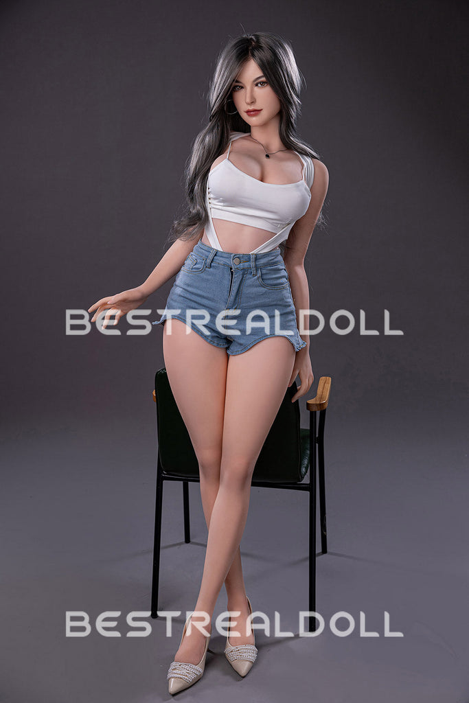 US Stock - RIDMII Unique Design 163cm Karyn App-Controlled Sex Dolls Silicone Head TPE Body Realistic Love Doll