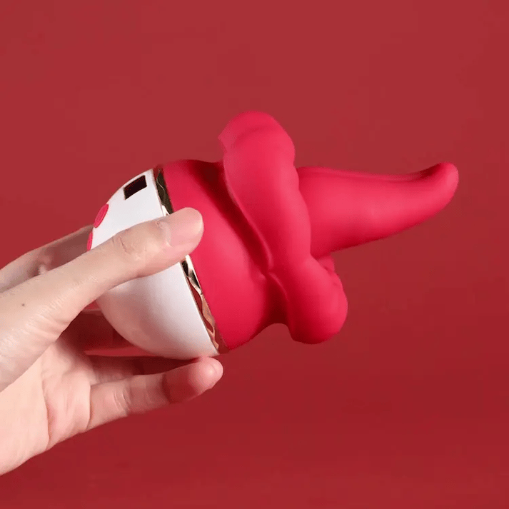 Silk Teaser Rose Tongue Vibrator