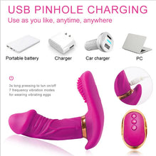 Load image into Gallery viewer, Women's Wireless Remote Control Wear Rocking Masturbation Vibrator, Couples Share Vibrator, Adult Sex Products