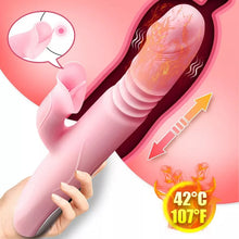 Load image into Gallery viewer, Jiyu Vibrating Stick Warming Av Women's Masturbator Tongue Licking Telescopic Adult Sex Products Fun Massage Frequency Conversion Foreign Trade