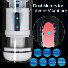 Load image into Gallery viewer, Male Masturbators Penis Stroker with 7 Thrusting Vibrating, Blowjob Pocket Pussy with Textured Sleeve