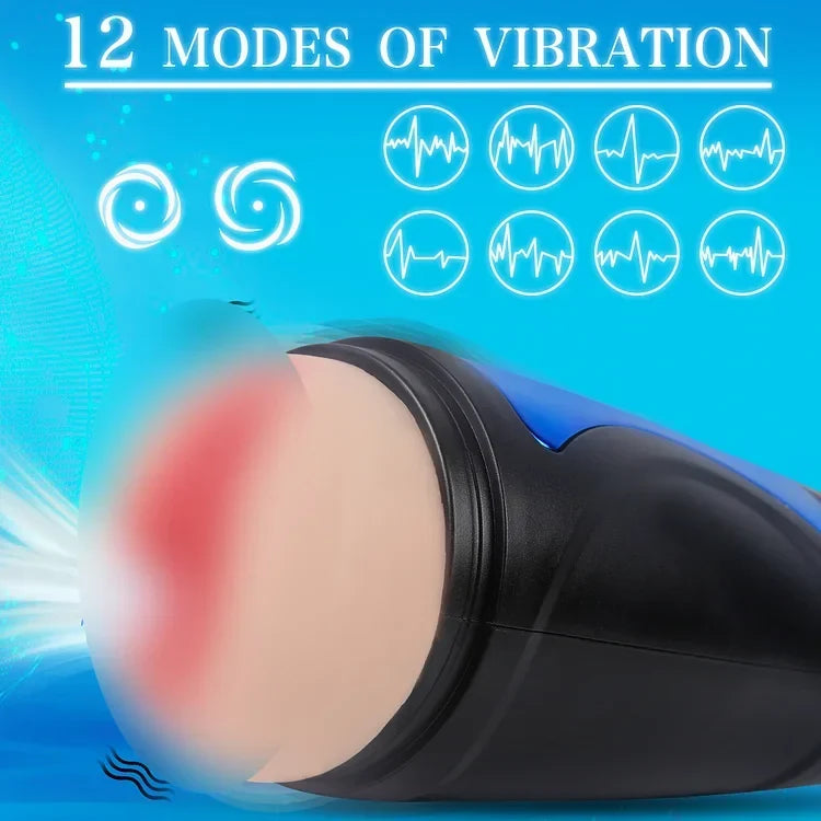 Renee Vibration Aircraft Cup Men's Deep Throat Masturbation Penis Automatic Trainer Adult Sex Products Manufacturer