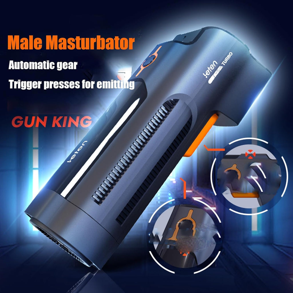 Men's masturbation cup, rotating vibration, suction mode, hands-free heating, adult toy