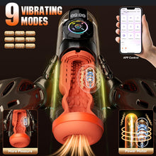 Load image into Gallery viewer, Heated Male Masturbator &amp; Penis Pump — Upgraded 5-in-1 Male Sex Toy with 9 Built-in Modes