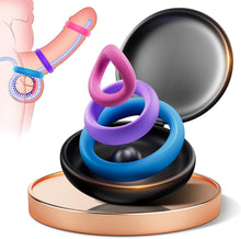 Load image into Gallery viewer, PowerLoop Colored Silicone Cock Ring Set